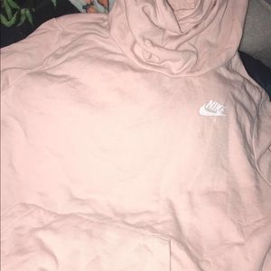 Pink Nike hoodie